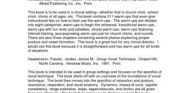 A Cozy, Graceful, and Inherently Earnest Voice, Sprinkled with Humor or Expertise in Technique and Pedagogy When Necessary. a