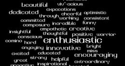Diligent, Dedicated, Vivacious, Reliable, and Eccentric Type your text to hear it in the Diligent, Dedicated, Vivacious,
