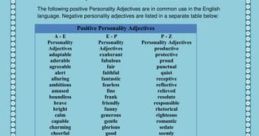 Vivacious, Self-assured, Audacious, Proficient, Zealous
