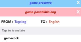 Proficient in Tagalog with the Ability to Transmute English, Also a Chanteuse