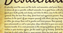 A Lucid, Affable, and Soothing Voice to Cater to All Your Desiderata