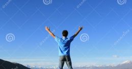 Joyful Individual Brimming with Zeal, Embracing Life with Serene Composure