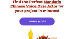 I Am Capable of Delivering Expert Voice-over Services in Mandarin Chinese for E-learning, Video Narration, Audiobooks, and