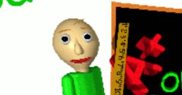Baldi (Baldi's Basics Plus; Baldi speaks through the school's microphone)