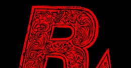 Stylized red "R" with ornate details and star, representing Ricky Pucino 2027 branding and artistic flair.