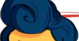 Wally Darling character illustration with styled blue hair and playful expression, capturing retro animation charm.