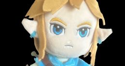 Plush toy of Link from The Legend of Zelda, featuring detailed costume and iconic blue tunic. Perfect for collectors and fans.