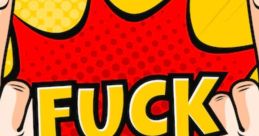 Bold comic-style graphic with raised middle fingers and text "FUCK YOU!" expressing strong emotions and defiance.