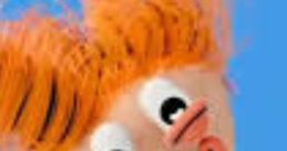 Colorful character with orange hair and bright expression, showcasing creativity in children's entertainment, ideal for Jjhejjeke fans.