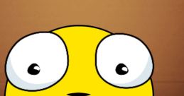 Cute yellow derp virtual pet with large eyes, perfect for fans of My Derp Virtual Pet by Tapps Games. Fun and quirky character!