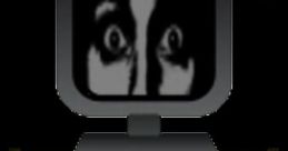 Creepy computer with a sinister face in Mr Fun Computer's Horror Mode, enhancing the eerie gaming experience.