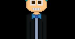 Pixel art character from Jack's Schoolhouse of Enhanced Randomness, sporting blue hair and a casual outfit, ready for fun.