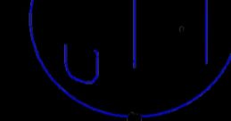 Abstract stick figure with blue circle, evoking themes from "Paul 1972," illustrating a minimalist artistic style.