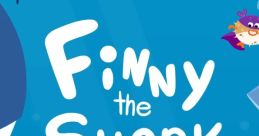 Colorful characters from 'Finny the Shark' swimming in an underwater scene, showcasing friendship and fun.