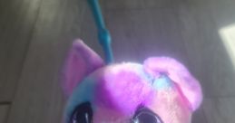 FurReal Cat toy, colorful plush, features large eyes, interactive play, and a leash for fun adventures. Perfect for kids!