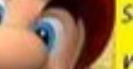 Mario character excitedly promoting gameplay tips in a vibrant, colorful scene reminiscent of SML 2007 content.
