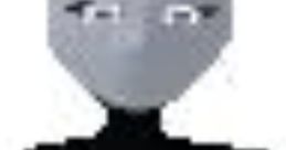 Abstract figure with a gray head and black attire, representing a creative interpretation of style and personality.