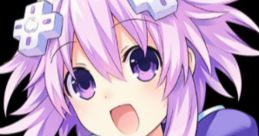 Cheerful character with pink hair and gamer-themed outfit, embodying the spirit of Neptune v2 WIP in vibrant anime style.