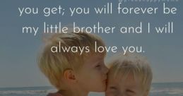 My little brother