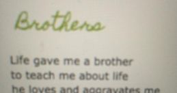 My Little Brother