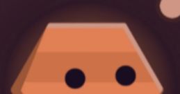 Happy hexagon character representing PolyMars, set in a playful cosmic background. Ideal for gaming and animation contexts.