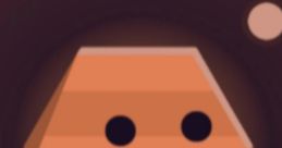 Cute hexagon character with a smile, showcasing Polymars Voice's playful and engaging design elements.