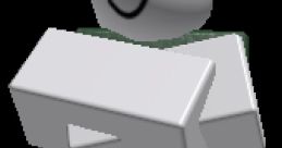 3D character with a smiling face holding a rectangular object, styled with green and blue attire, suitable for 1X1X1X1 Tss community.