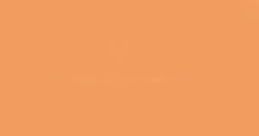 Cartoon character with orange fur, blue eyes, and a sad expression, reflecting a whimsical yet melancholic theme.