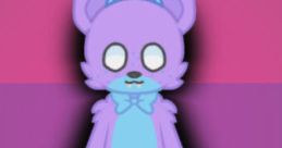 Cute purple character with a bow tie and propeller hat, embodying the playful style of "Sussy Wussy Voice (OLD).