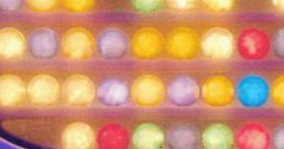 Sadness from "Inside Out" lying down, surrounded by colorful orbs, capturing the emotional essence of the film.