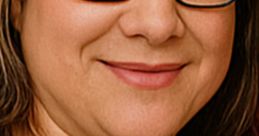 Portrait of Lorraine Flores wearing glasses and a green top, showcasing her friendly smile and silver jewelry.