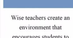 Wise Teacher