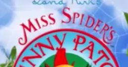 Miss Spider's Sunny Patch Friends logo featuring vibrant character design, showcasing the show's charm and playful nature.