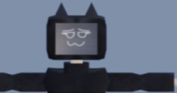 Stylized character model with a boxy head and mischievous expression, part of Tundra V6 Testing project scene.