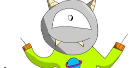 Colorful monster character wearing a "Saturn" shirt, embodying whimsy and creativity, ideal for Ventum Hills fans.