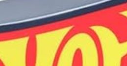 Logo of Hot Wheels featuring bold red and yellow colors, ideal for the Drum Stunt Track Driver collection.