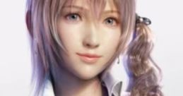 Realistic rendering of Serah from Final Fantasy 13, featuring her signature hairstyle and necklace.