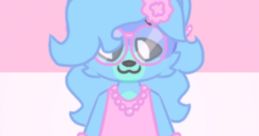 Cute character design featuring pastel colors, glasses, and a playful outfit representing "Creamy Dreamy Voice (OLD).