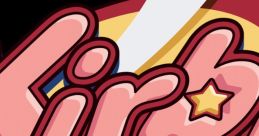 Colorful logo of "Kirby Right Back At Ya," featuring bold lettering and playful design elements. Perfect for fans of the series.