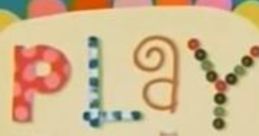 Colorful "Playdate" sign featuring playful letters, representing the fun spirit of Nick Playdate Announcer (2009-2012).