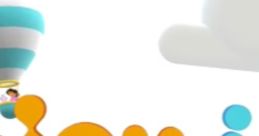 Colorful Nick Jr. logo with playful design, featuring bright letters and a whimsical hot air balloon. Fun for kids!