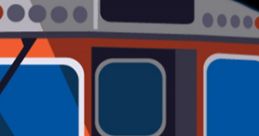 Illustration of a SEPTA BSL horn, featuring the front entrance and distinctive orange and gray design.