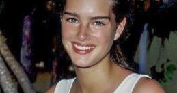 Brooke Shields (Young) The legendary actress and model who's most famous works were done in the 70s and 80s.