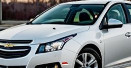 Sleek silver Chevrolet Cruze reflecting in water, showcasing its stylish design and modern features.
