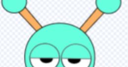 Lifeguard character from Sprunki, featuring a turquoise body, antennae, and a simple tie for a playful design.