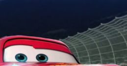 Lightning McQueen shines with a big smile, showcasing vibrant colors and playful design, perfect for fans of animated films.