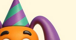 Bobby The Doggo 2, a cheerful cartoon dog with a party hat, showcasing vibrant colors and a playful expression.