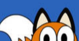 Cheerful orange character, Manny from Mushy-Mush, with a playful expression against a blue background. Kids' animation delight!