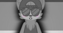 Stylish Rocky Wacky character with sunglasses, a cap, and vibrant nail polish, embodying a unique urban aesthetic.