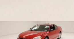 Red Chevrolet Monte Carlo SS, featuring a sleek design and bold performance, displayed in a clean studio setting.